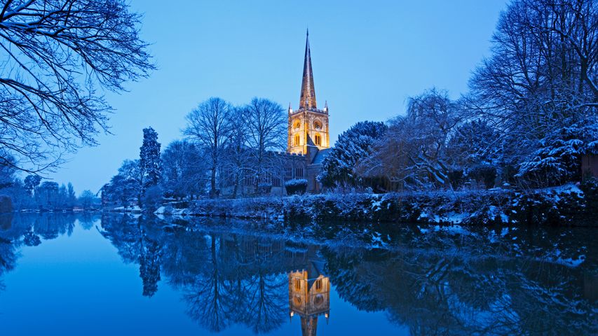 Holy Trinity Church, Stratford-upon-Avon, England, Vereinigtes Königreich