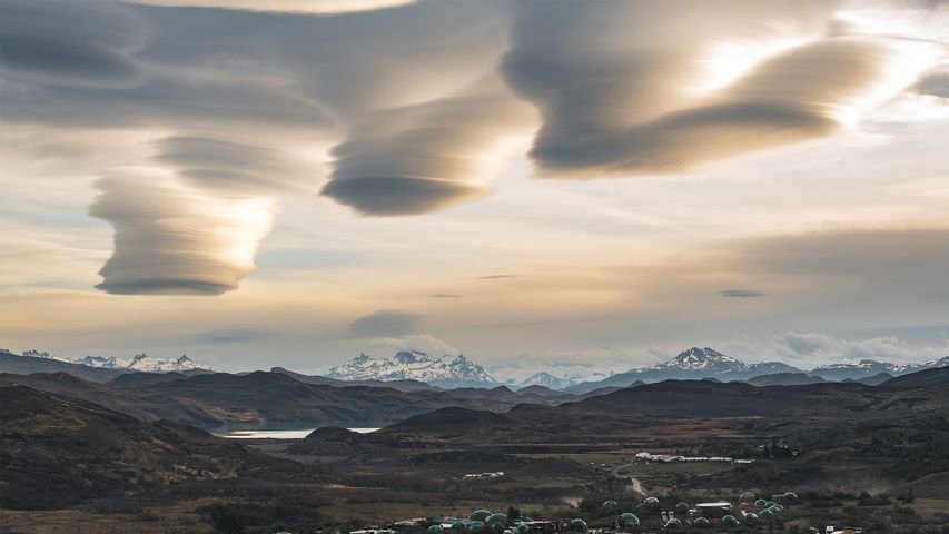 Lenticularis-Wolken, Patagonien