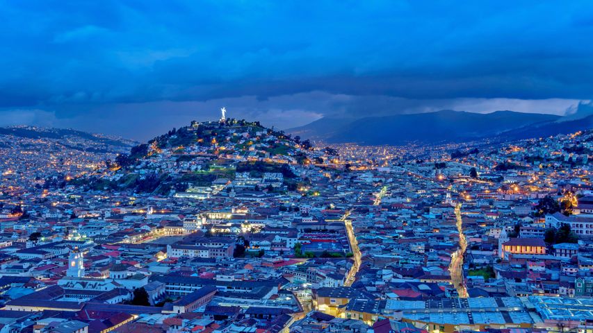 Altstadt und El Panecillo, Quito, Ecuador