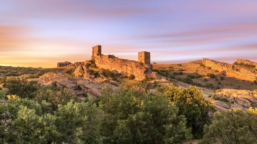Burg Zafra, Provinz Guadalajara, Spanien