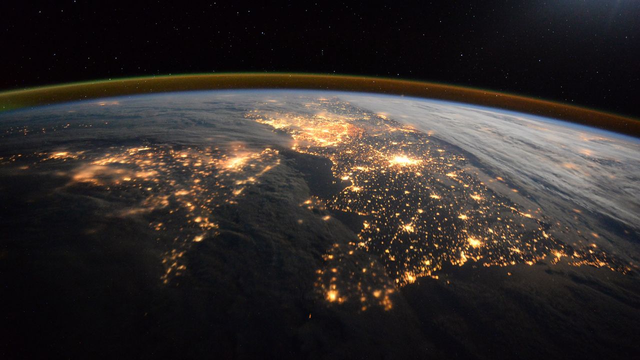 从国际空间站拍摄的地球