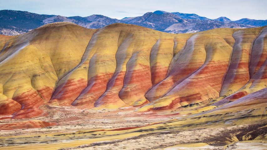 Die Painted Hills im John Day Fossil Beds National Monument, Oregon, USA