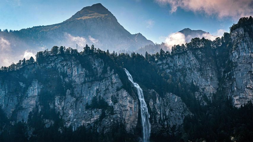 Reichenbachfall, Berner Oberland, Kanton Bern, Schweiz