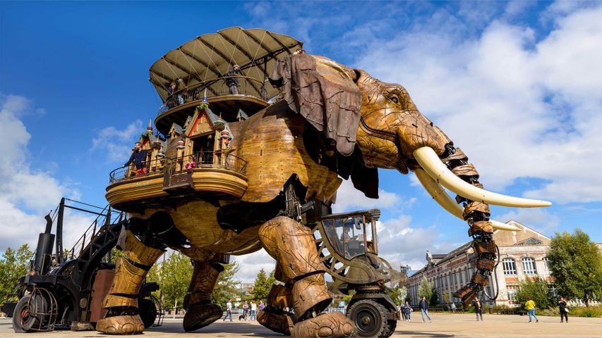 „Der große Elefant“ von Les Machines de l’île, Nantes, Frankreich