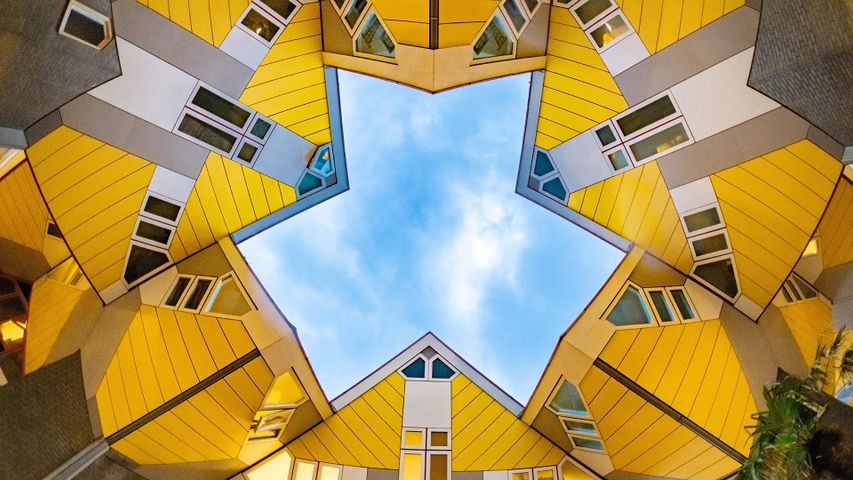 Kubushäuser in Rotterdam, Niederlande